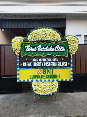 Papan Bunga Duka di Cibaduyut Kidul
