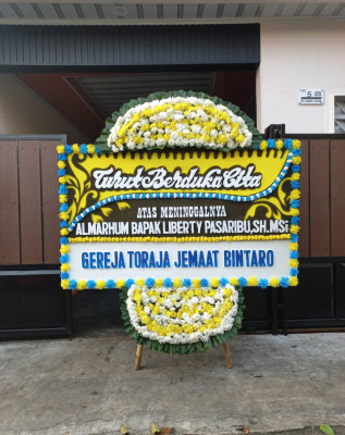 Papan Bunga Duka di Cibaduyut Kidul