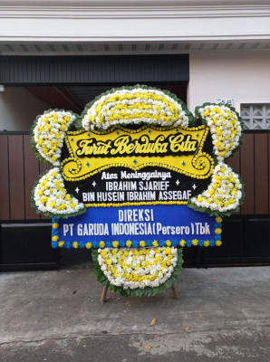 Papan Bunga Duka di Cibaduyut Kidul