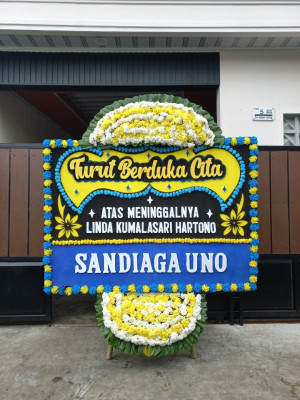 Papan Bunga Duka di Cibaduyut Kidul