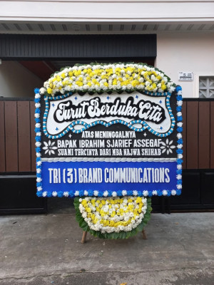 Papan Bunga Duka di Cibaduyut Kidul